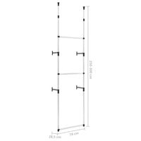 Sistema per Guardaroba Telescopico con Aste in Alluminio cod mxl 77542