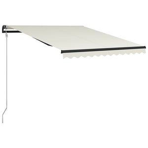 Tenda da Sole con Sensore Vento e LED 300x250 cm Crema cod mxl 57612