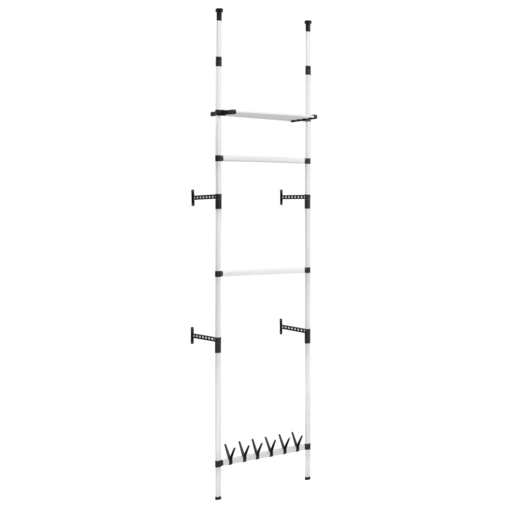 Sistema per Guardaroba Telescopico Aste Mensole in Alluminio cod mxl 73010