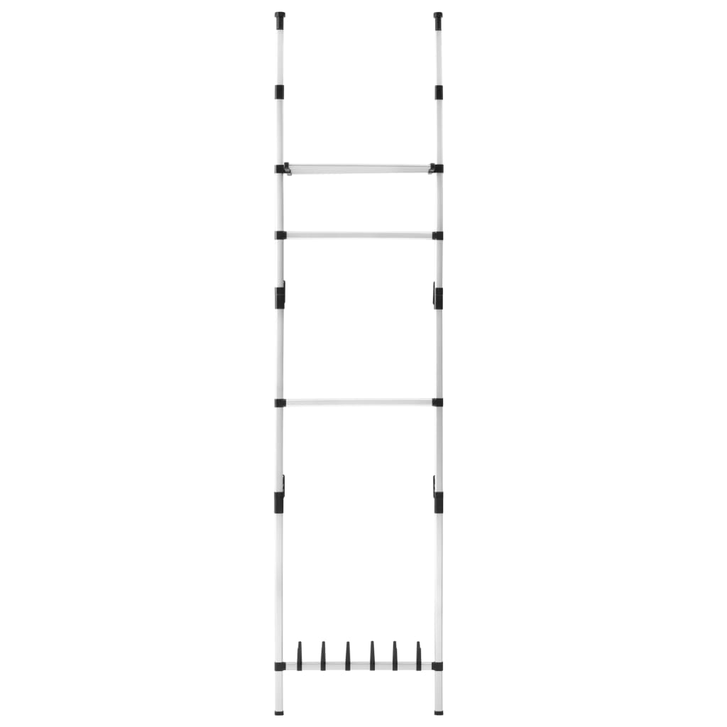 Sistema per Guardaroba Telescopico Aste Mensole in Alluminio 321107