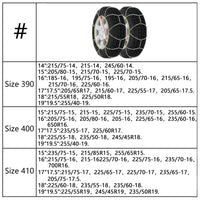 Catene da Neve per Pneumatici 2 pz 9 mm KN130 210606