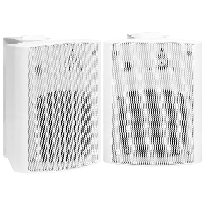 Altoparlanti Stereo da Parete 2pz Bianchi Interni Esterni 100 W 70162