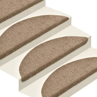 Tappetini Autoadesivi Scale 15 pz Crema 65x21x4 cm Agugliati 322355