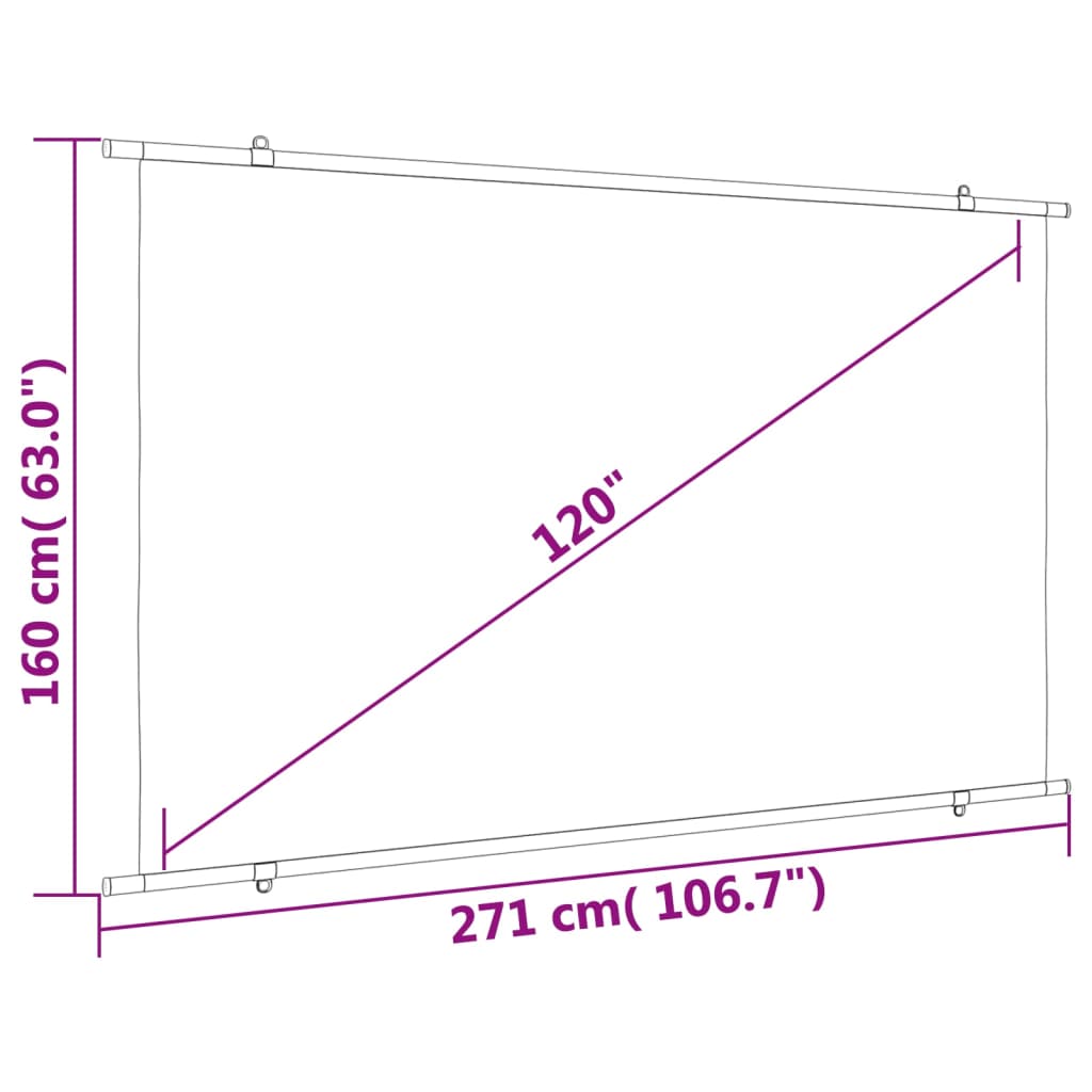 Schermo di Proiezione 120" 16:9 51397