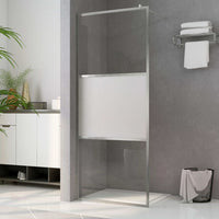 Parete per Doccia Walk-in Vetro Semi Smerigliato ESG 100x195 cm cod mxl 50684