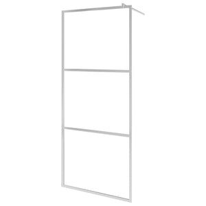 Parete per Doccia Walk-in in Vetro Smerigliato ESG 80x195 cm 146645