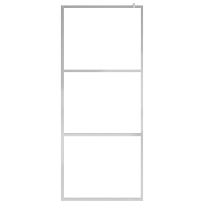 Parete per Doccia Walk-in in Vetro Smerigliato ESG 80x195 cm cod mxl 42435