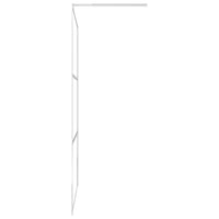 Parete per Doccia Walk-in in Vetro Smerigliato ESG 80x195 cm 146645