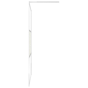 Parete per Doccia Walk-in in Vetro ESG Design Pietra 100x195 cm