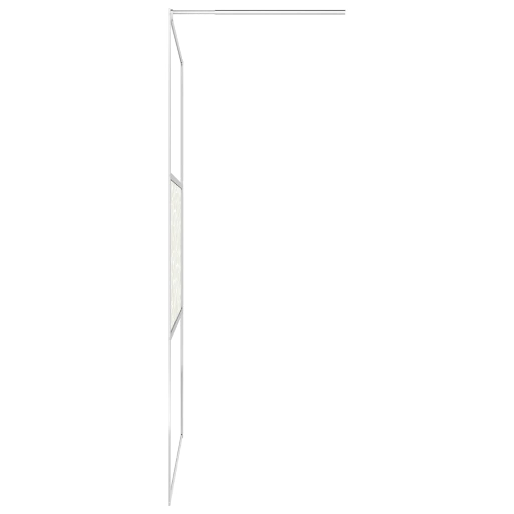 Parete per Doccia Walk-in in Vetro ESG Design Pietra 100x195 cm 146652