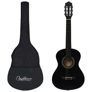 Chitarra Classica Principianti e Bambini Custodia Nera 1/2 34" 3055604