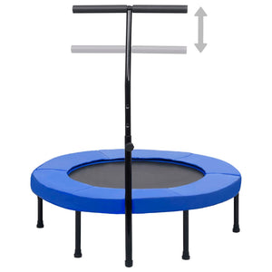 Trampolino da Fitness con Manico e Tappetino di Sicurezza 102cm cod mxl 77396