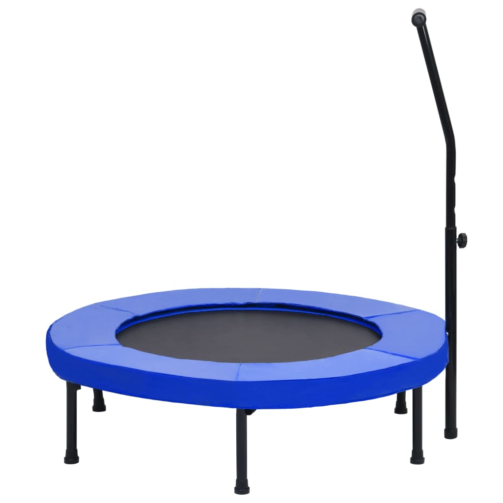 Trampolino da Fitness con Manico e Tappetino di Sicurezza 102cm cod mxl 77396