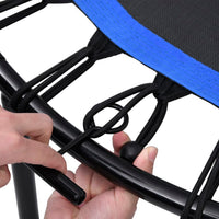 Trampolino da Fitness con Manico e Tappetino di Sicurezza 102cm 92487