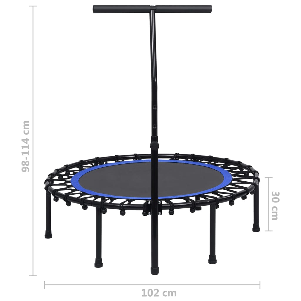 Trampolino da Fitness con Manico 102 cm 92488