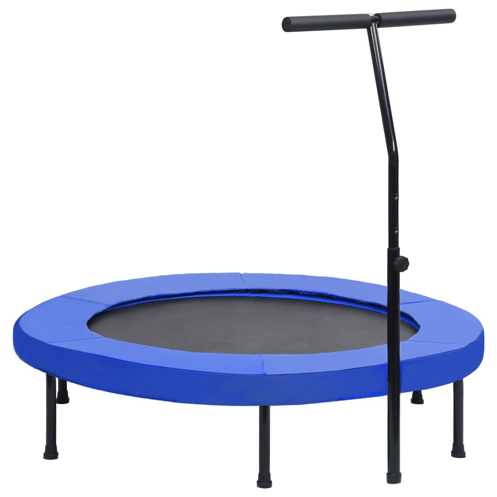 Trampolino da Fitness con Manico e Tappetino di Sicurezza 122cm cod mxl 63850