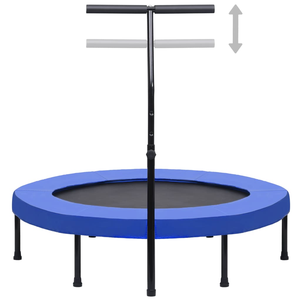 Trampolino da Fitness con Manico e Tappetino di Sicurezza 122cm cod mxl 63850