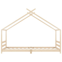 Giroletto per Bambini in Legno Massello di Pino 90x200 cm 289609