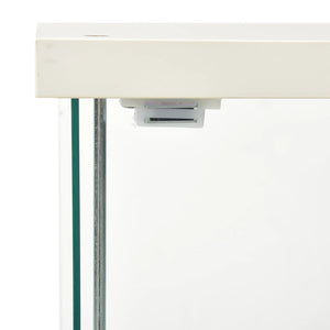 Armadietto Portaoggetti in Vetro Temperato Bianco cod mxl 50475