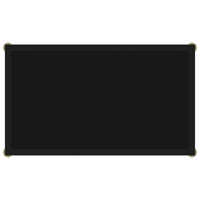 Tavolo Consolle Nero 60x35x75 cm in Vetro Temperato cod mxl 14470