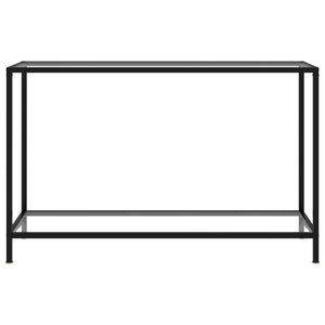 Tavolo Consolle Trasparente 120x35x75 cm in Vetro Temperato cod mxl 9267