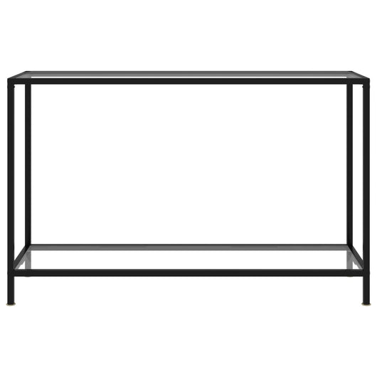 Tavolo Consolle Trasparente 120x35x75 cm in Vetro Temperato cod mxl 9267