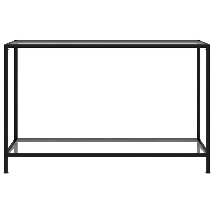 Tavolo Consolle Trasparente 120x35x75 cm in Vetro Temperato cod mxl 9267