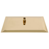 Testa Doccia a Pioggia in Acciaio Inox 50x50 cm Quadrata Oro 147712