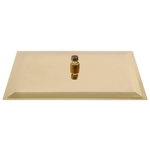 Testa Doccia a Pioggia Acciaio Inox 40x30 cm Rettangolare Oro 147714