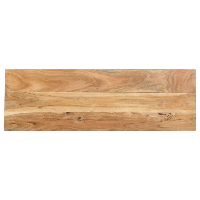 Tavolo Consolle 110x35x75 cm in Legno Massello di Acacia cod mxl 57823