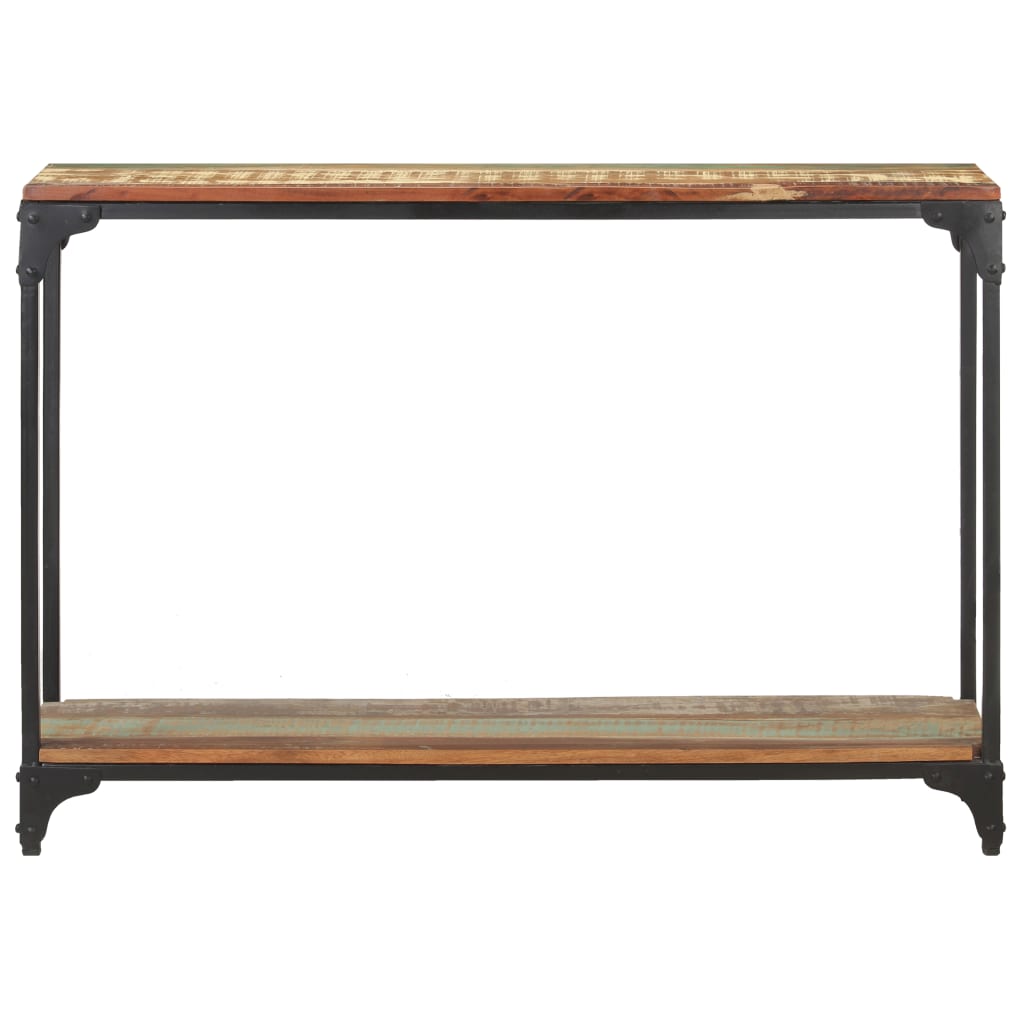 Tavolo Consolle 110x30x75 cm in Legno Massello di Recupero 320257