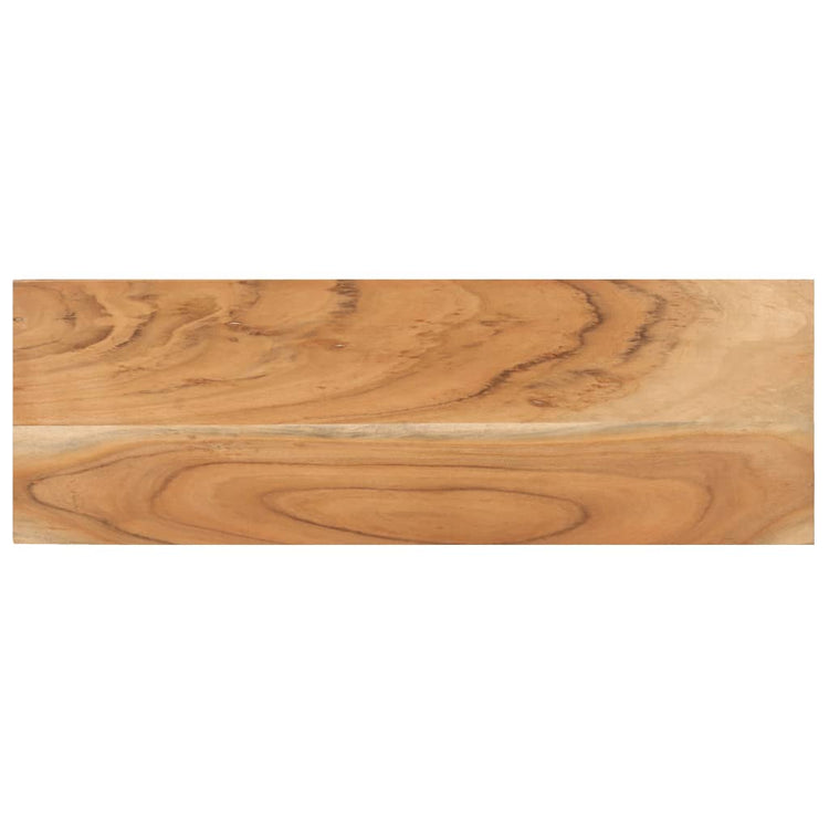 Tavolo Consolle 110x30x75 cm in Legno Massello di Acacia cod mxl 13489