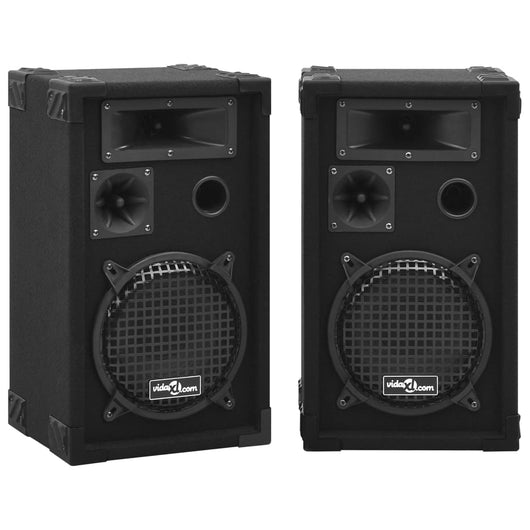 Altoparlanti da Palco Hifi Professionali Passivi 2 pz 800W Neri 70100