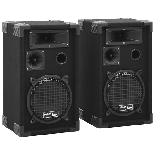 Altoparlanti da Palco Hifi Professionali Passivi 2 pz 800W Neri 70100