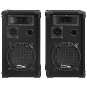 Altoparlanti da Palco Hifi Professionali Passivi 2 pz 800W Neri 70100