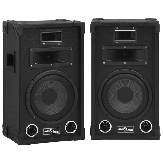 Altoparlanti da Palco Hifi Professionali Passivi 2 pz 800W Neri cod mxl 30085