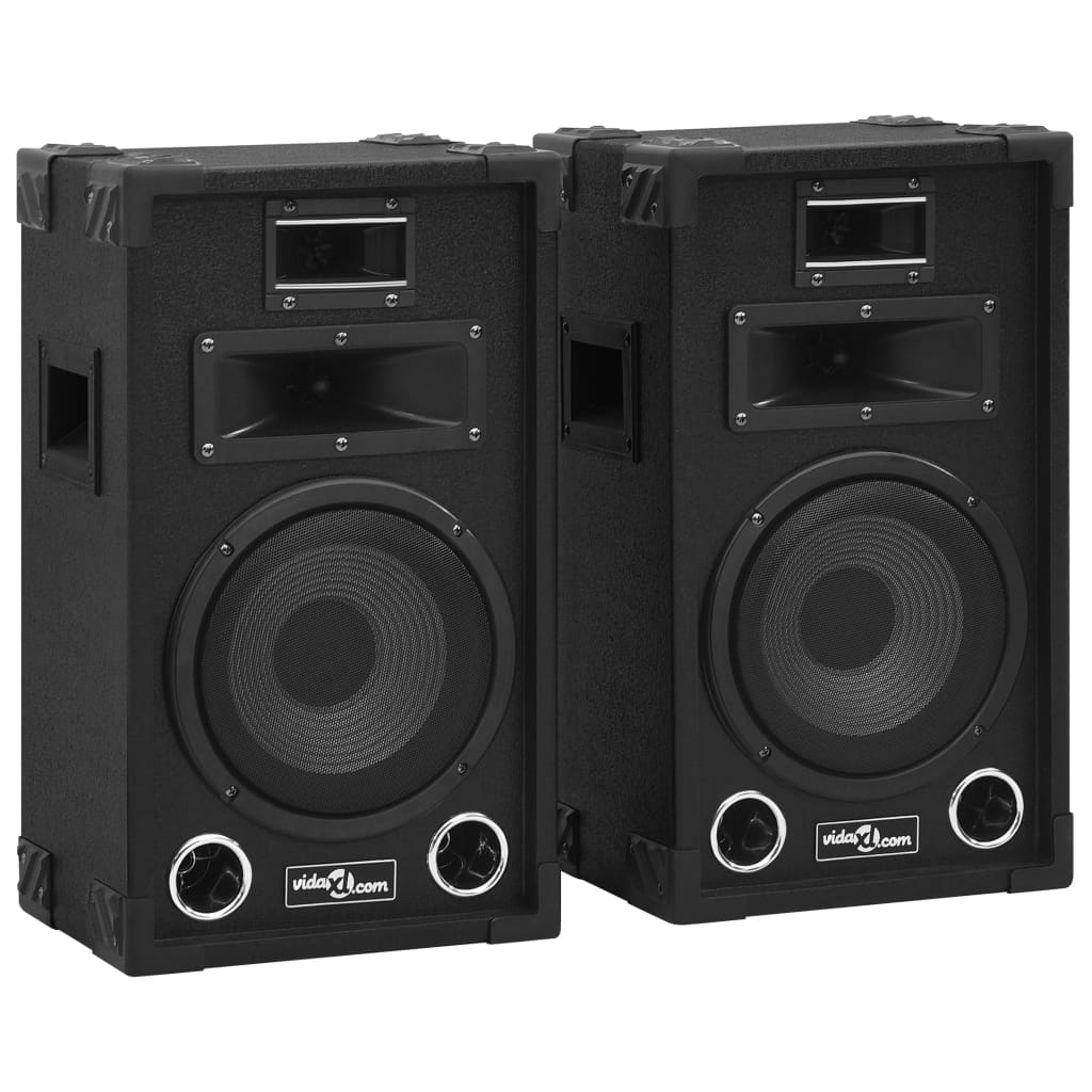 Altoparlanti da Palco Hifi Professionali Passivi 2 pz 800W Neri cod mxl 30085