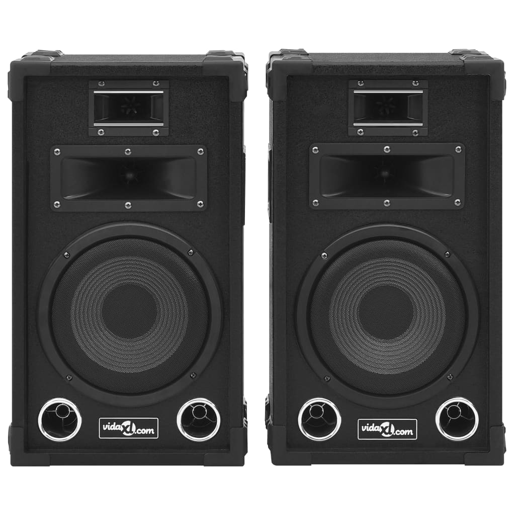 Altoparlanti da Palco Hifi Professionali Passivi 2 pz 800W Neri cod mxl 30085