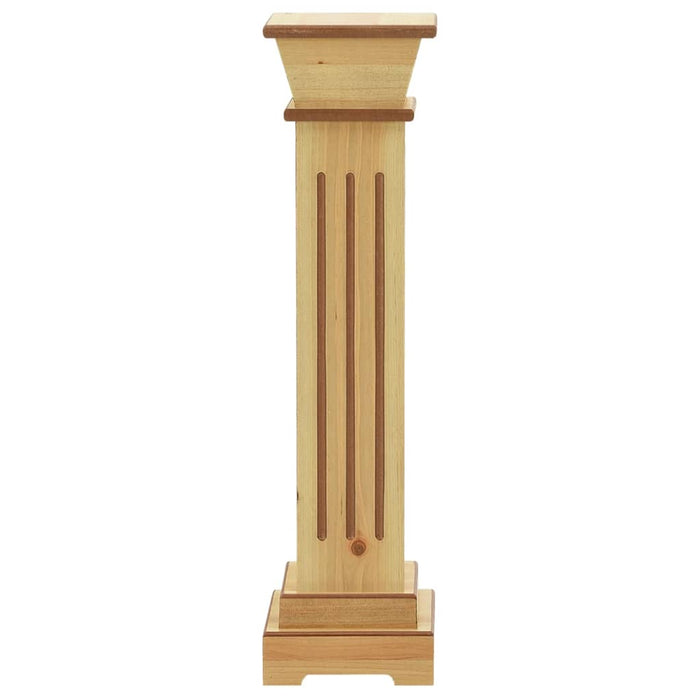 Piedistallo per Piante Quadrato Classico Legno 17x17x66 cm MDFcod mxl 130419