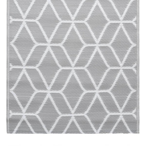 Tappeto da Esterni Grigio 120x180 cm in PP cod mxl 74389