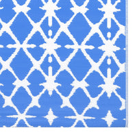 Tappeto da Esterni Blu e Bianco 80x150 cm in PP 310444