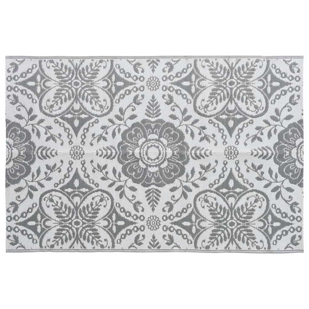 Tappeto da Esterni Grigio Chiaro 120x180 cm in PP 310449