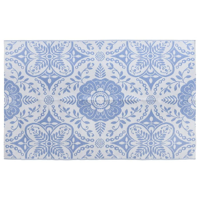 Tappeto da Esterni Blu Baby 190x290 cm in PP 310455