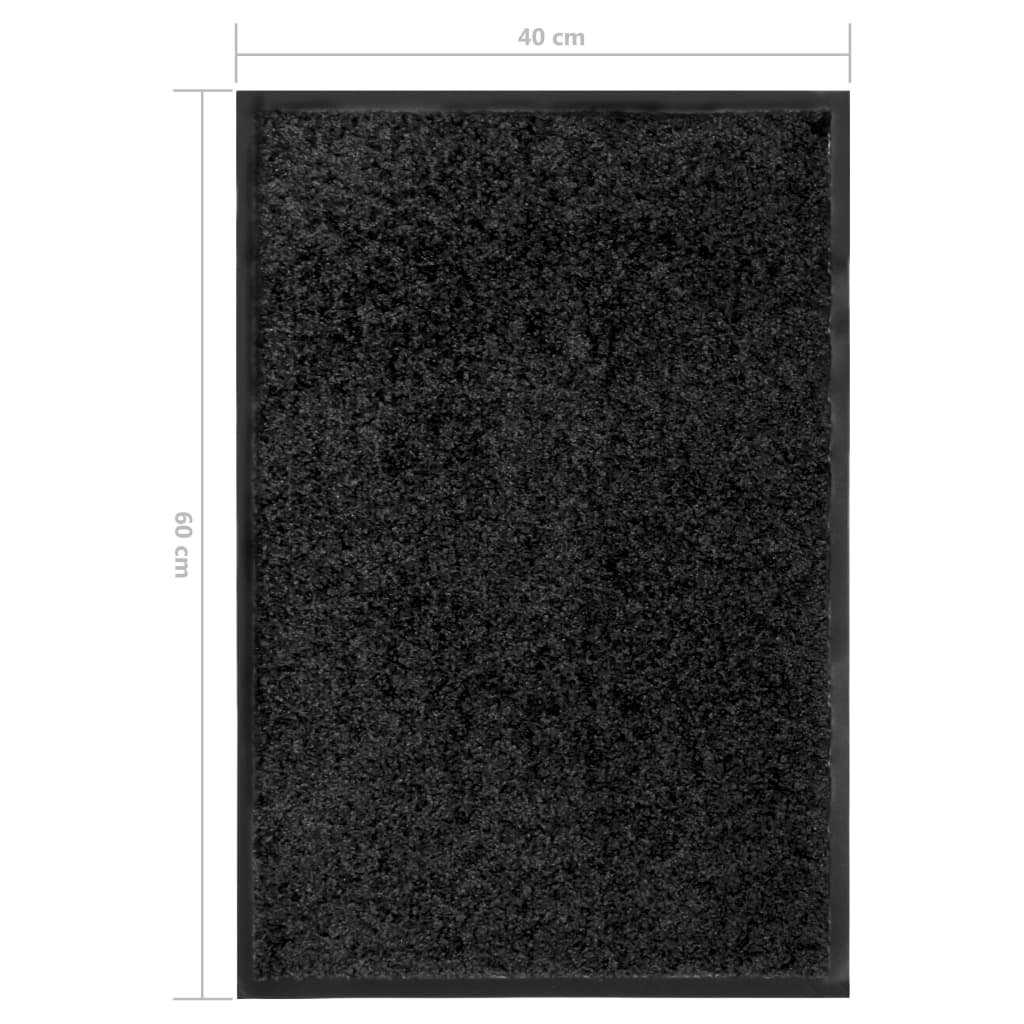 Zerbino Lavabile Nero 40x60 cm cod mxl 46272