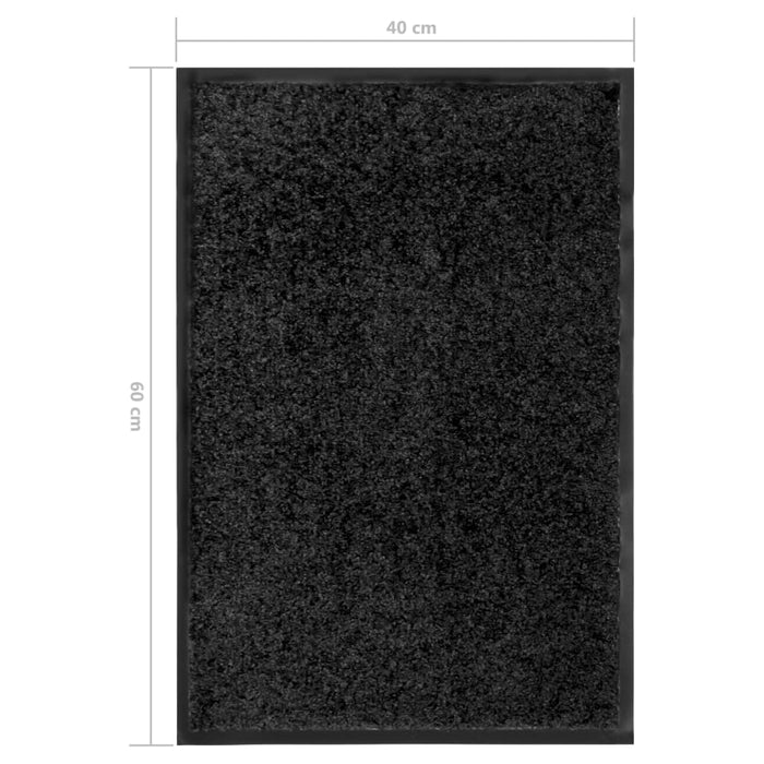 Zerbino Lavabile Nero 40x60 cm cod mxl 46272