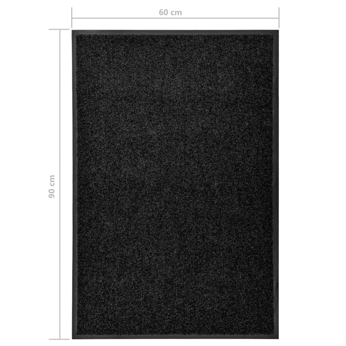 Zerbino Lavabile Nero 60x90 cm cod mxl 53941