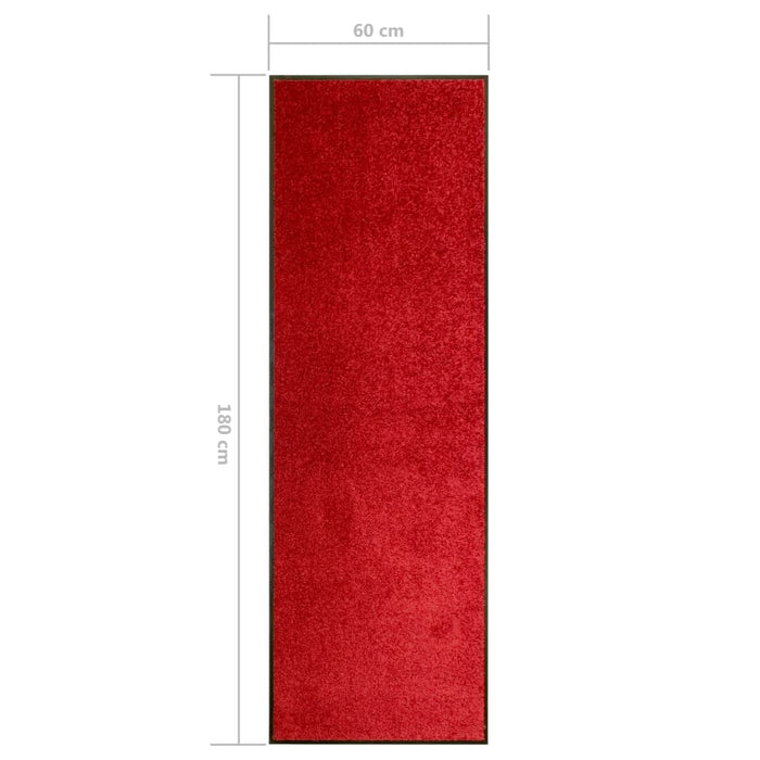 Zerbino Lavabile Rosso 60x180 cm cod mxl 40594