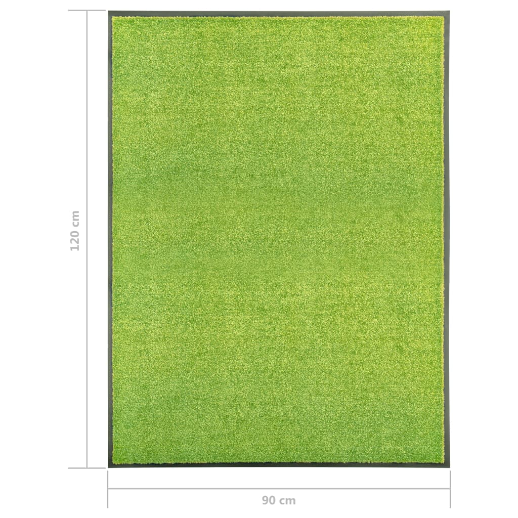 Zerbino Lavabile Verde 90x120 cm 323430