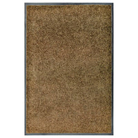 Zerbino Lavabile Marrone 60x90 cm 323434