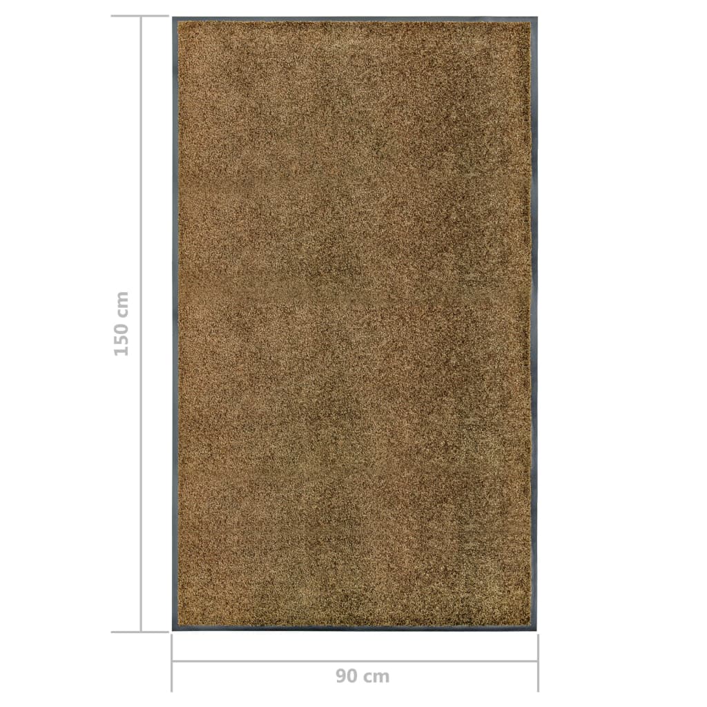 Zerbino Lavabile Marrone 90x150 cm cod mxl 48540